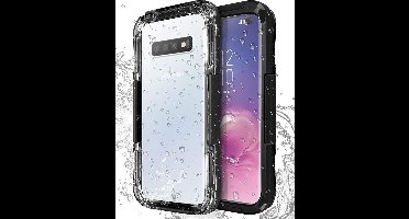 Hoesje geschikt voor Samsung S10 - Waterdicht Zwart
