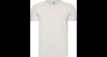 Mario Russo T-shirt - T-shirts Heren - Katoen - M - Steen Grijs