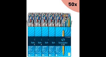 50x Balpen Schneider K15 assorti