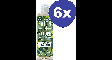 Faith in Nature Zeewier & Citrus Shampoo (alle haartypes) (6x 400ml)