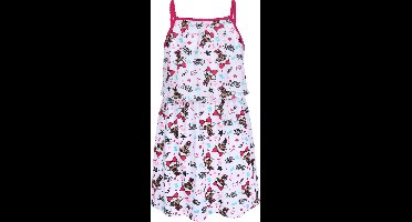 Witte, meisjesachtige jurk met een terugkerend LOL SURPRISE-motief