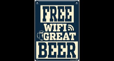 Metal signs - Free wifi