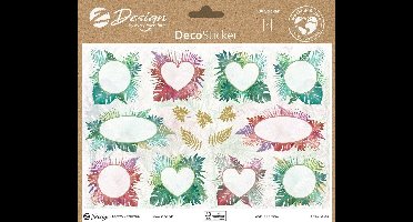 AVERY Zweckform ZDesign Trend Sticker DEKO Farnblätter