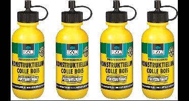 Bison® Konstruktielijm 75gr d4 - 4 stuks KD-set