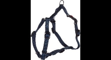 Flamingo Ziggi H-harnas - Harnas Honden - H-harnas Ziggi Donkerblauw S 35-50cm 15mm - 1st - 138082 - 1st