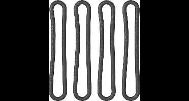 ProPlus Spanrubbers - 12x stuks - 20 cm - voor dekzeilen - tentelastiek