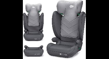 Kinderkraft I-SPARK 2-in-1 Autostoel – 100-150 cm – R129 i-Size – H-GUARD & SPS – Grijs