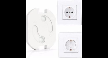 *** 20 Stuks Zelfklevende Stopcontactbeschermers - Veiligheid voor Kinderen, Babys & Huisdieren - Elektriciteitsbeveiliging - van Heble® ***