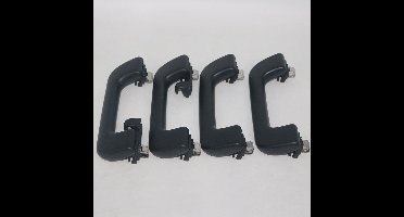 Grip Handvaten / Dak Handvat / Auto hemel handvat / Zwart / Set van 4 / Voor Achter Links Rechts / Voor Audi A4 S4 A5 S5 A3 A1 Q3 2008-2014 RS5 Coupe Quattro 2008-2014