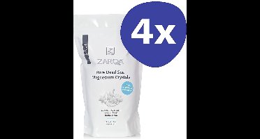 Zarqa Pure Dead Sea Magnesium Crystals (4x 1kg)
