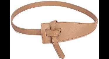 New Age Devi - Fashion Knoop Riem - Tailleriem - Ceintuur - Jurk Riempje - Damesriem - Taille Of Heup - Meisjes - Jonge Dames - Zand