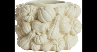 Light & Living - Vaas PUMPKIN - Ø28x18cm - Wit