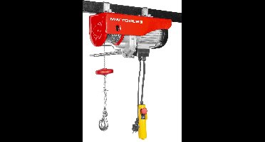 Kabeltakel 230V 400 kg, 12 m, 230 V, bekabelde bediening MW Tools SH40012