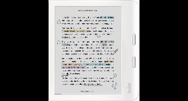 Kobo Libra Colour - E-reader - 7 inch kleurenscherm - 32GB - Luisterboeken - Wit