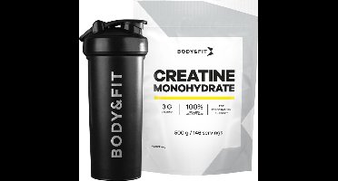 Body & Fit Creatine Monohydraat 500 gram + Essential Shaker 700 ml