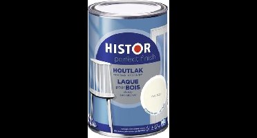 Histor Perfect Finish Houtlak Zijdeglans - Krasvast & Slijtvast - Dekkend - 1.25L - RAL 9001 - Wit
