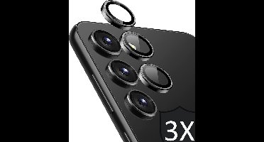 Camera Screenprotector geschikt voor Samsung Galaxy S24 Plus - 3x Volledig Dekkend Glas Screen Protector