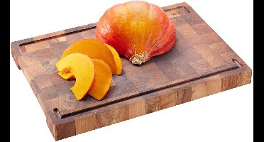 Hakblok, Snijplank, Met Sapgeul, 44 x 30 x 4.5 cm, Walnoothout - GEFU | ENNO