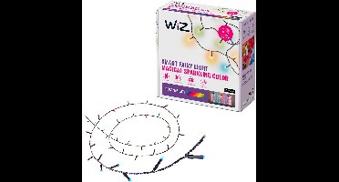 WiZ Slimme Lichtslinger - 20 Meter - Wit en gekleurd licht - 160 Lampjes - 8 Verschillende lichtzones - Ook voor buiten