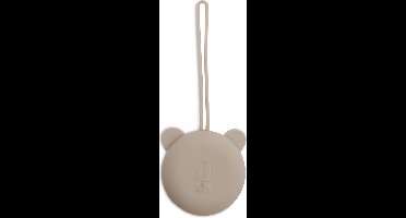 Jollein Baby Speenhouder Siliconen - Ø7cm - Olive Green