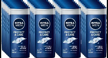 NIVEA Men Douchegel Protect & Care - Voordeelverpakking 24 x 250 ml