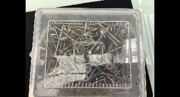 HOUTSCHROEF. Rvs-A2. 5.0x50mm. Lang. 250stuks.platkop.kruiskop.spaanplaat schroeven. Deltafix/sencys