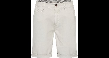 Mario Russo Chino Short - Korte broek heren - Shorts heren - Katoen - Lichtgrijs - 3XL