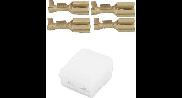 4 polig male connector set