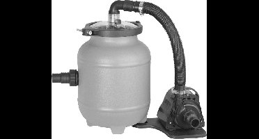 Interline Zwembadfilterset Fiberclean – Inclusief Fiberclean Filtermateriaal – Met Veilige RCD Stekker – Voor Zwembaden tot 19.000 Liter – Ook geschikt voor Intex & Bestway – Zwembadpomp/Zandfilter