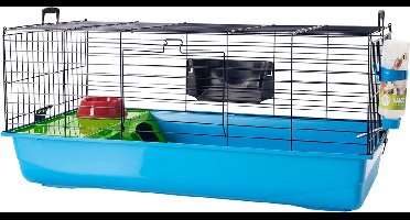 Savic konijnenkooi nero 3 - compleet - Blauw