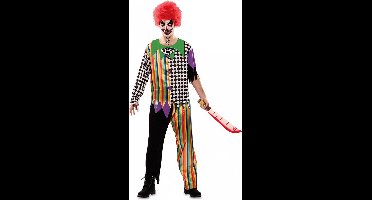 Witbaard Verkleedpak Scary Clown Polyester Zwart/wit Maat M/l