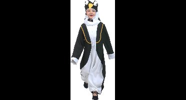 Funny Fashion - Pinguin Kostuum - Peter De Pinguin - Jongen - - Maat 116 - Carnavalskleding - Verkleedkleding