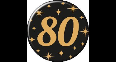 Paperdreams - Button Classy Party - 80 jaar