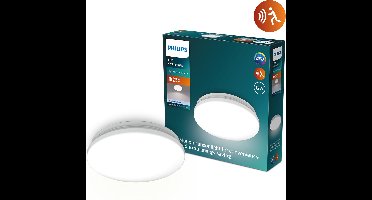 Philips Acuna plafondlamp - 12W - Helderwit licht - Ingebouwde bewegingssensor