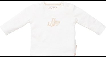 Little Dutch Shirt lange mouw - Maat 56 - T-shirt Jongens & Meisjes - Wit - Baby Bunny