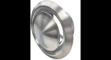 Airace RVS Design ventilatieventiel Ø100mm geborsteld RVS