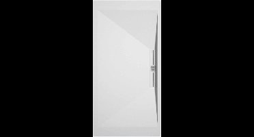 Sanifun douchebak Stone Side White Smooth 1400 x 800 P