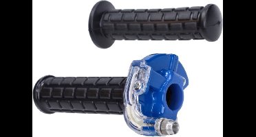 Speedgas Gashandel Puch Maxi / Honda Camino / Peugeot 103 / Peugeot 104 / Universeel Bromfiets Blauw Lusito