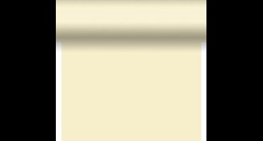 Duni tafelloper - 2x - papier - creme wit - 480 x 40 cm - Tafellopers