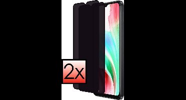 Screenprotector - 2 Stuks - Geschikt voor OPPO A18 - Privacy Filter - Beschermglas - Gehard Glas - Tempered Glass - Screen Protector - Anti Spy - Full Display Cover