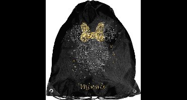 Disney Minnie Mouse Gymbag, Gold - 45 x 34 cm - Polyester