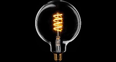 ETH Globe 125mm Filament spiraal LED 7.5w E27 240v 2200K dimbaar helder