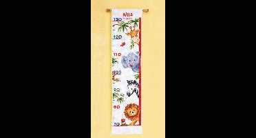 borduurpakket 75.358 "kiekeboe", groeimeter/meetlat