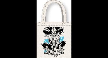 Spiderman - katoenen tote bag - schoudertas - 40cm x 37cm