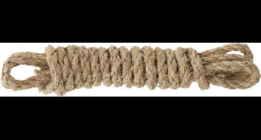 RAAMKOORD MET LUS - 2 METER X 6 MM - MET LUS - TBV OUDERWETSE SCHUIFRAMEN - SISAL TOUW - 1 STUK