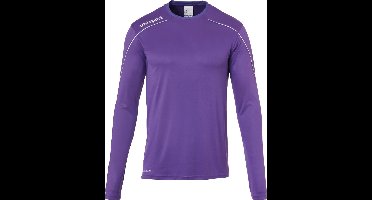 Uhlsport Stream 22 Voetbalshirt Lange Mouw Heren - Paars / Wit | Maat: M