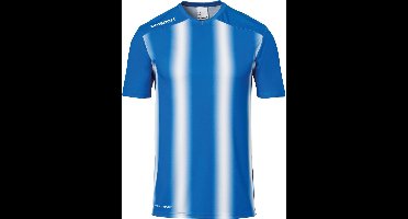 Uhlsport Stripe 2.0 Shirt Korte Mouw Kinderen - Royal / Wit | Maat: 140
