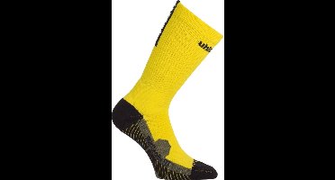Uhlsport Tube It Trainingssokken - Geel / Zwart | Maat: 28-32