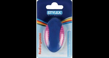 Stylex Ovaal Gum Blauw / Roze