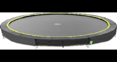 EXIT Silhouette Sporttrampoline ø366cm - Inground - Ingraaftrampoline - Rond - Voor Kinderen - Zwart